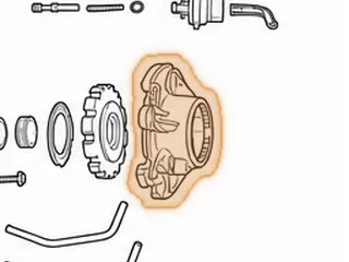 Oil Distribution Sleeve, C-6 (4 Bolts To Case) — Part # 36697
