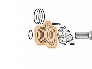 Support, C-6 Governor (With 3 Ring Grooves) — Part # 36685