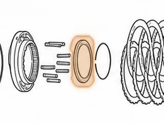 Retainer, C-6 Direct Clutch Spring 1966-E76 — Part # 36985