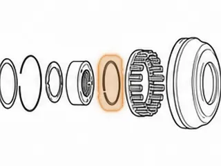 Snap Ring, C-6 Holds Reverse Clutch Spring Retainer In Case 1966-88 — Part # 36893