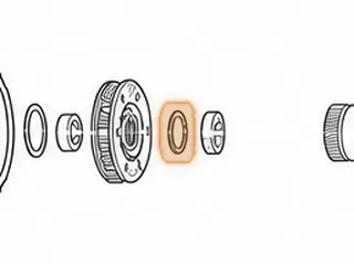 Bearing W/Races, 5R55N/5R55S/5R55W Rear Hub To Race #254 (.141” Thick)(1.960”OD) — Part # 96235