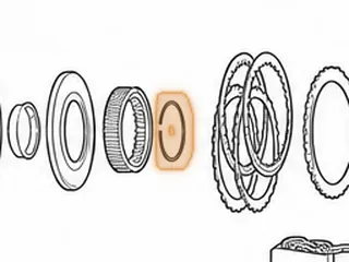 Snap Ring, CD4E Holds Reverse Clutch Retainer In Drum — Part # 96893