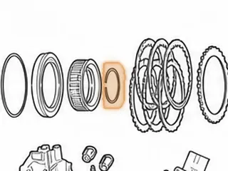 Snap Ring, CD4E Holds Direct Clutch Retainer In — Part # 96879