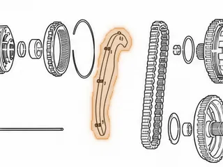 Cover, CD4E Chain (Front) (1 1/2” Tall Between Clips) — Part # 96702A