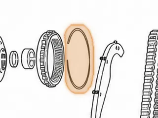 Snap Ring, CD4E Holds Differential Ring Gear In Bell Housing — Part # 96899