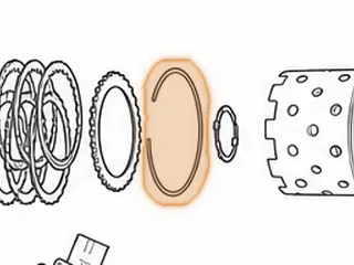 Snap Ring, CD4E Holds Direct Clutch Pressure Plate In (.059”) — Part # 96878B