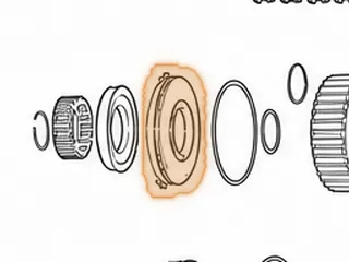 Piston Kit, CD4E Forward Clutch (Cast # RFF8) 1998-Up — Part # 96964B