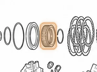 Retainer W/Springs, CD4E Direct Clutch — Part # 96975
