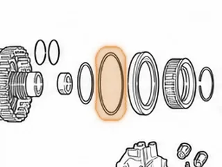 Lip Seal, CD4E Direct Clutch Piston (Outer) — Part # 96337