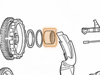 Caged Roller Bearing, CD4E Case To Driven Sprocket Support (Presses Into Case) — Part # 96264