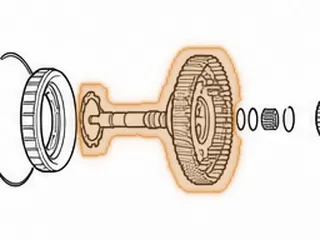 Washer, CFT30 Reverse Clutch Hub To Reverse Planet (3 Inner Tabs)(3.123”OD)(2.115”ID) 2005-Up — Part # 206255A