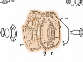 Gasket, CFT30 Bell Housing To Case (26 Bolt Holes) 2005-Up — Part # 206318A