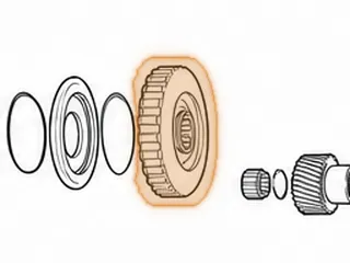 Drum, CFT30 Forward Clutch (3 Clutch) (24 Teeth Steels) (6 5/16”OD) (Stamped Steel, W/Cast Iron Center) 2005-Up — Part # 206554A