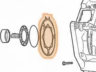 Gasket, CFT30 Pump Body To Bell Housing (Metal) (8 Bolt Holes)(6 5/8”OD)(3.555”ID) 2005-Up — Part # 206312A