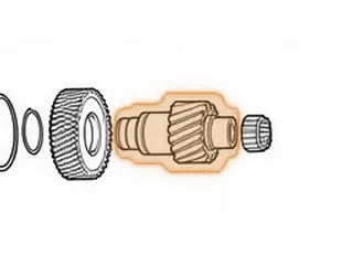 Pinion Gear, CFT30 (22 Teeth, 2.895”OD)(5.712” Long Shaft) 2005-Up — Part # 206730A
