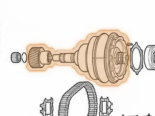 Driven Pulley, CFT30 (With 11 3/4” Long Shaft) 2005-Up — Part # 206706A