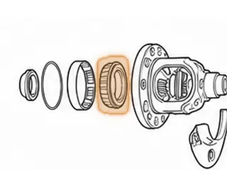 Cone Bearing, CFT30 Differential To Bell Housing (26 Rollers)(2.360”ID) (Cast # SKF 32012X7QCL7C) 2005-Up — Part # 206292A