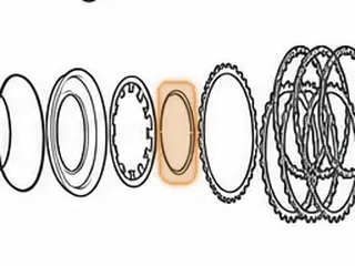 C Clips, CFT30 Holds Reverse Clutch Piston Return Spring In (.160”Thick)(2 Pieces) 2005-Up — Part # 206986A