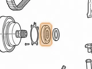 Ball Bearing, CFT30 Drive Pulley Shaft To Case (.707”Thick)(3.345”OD)(1.435”ID) (Cast # NSK B35-181) 2005-Up — Part # 206235A