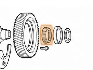 Cone Bearing, CFT30 Differential To Case (25 Rollers)(1.865”ID) (Cast # SKF 32010X/Q 17 138B) 2005-Up — Part # 206289A