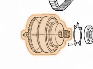 Drive Pulley, CFT30 (With 9 1/2” Long Shaft) 2005-Up — Part # 206705A