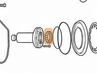 Caged Roller Bearing, CFT30 Converter Reactor To Reverse Planet (15 Rollers)(With Plastic Cage)(1.560”ID) 2005-Up — Part # 206254A
