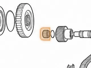 Caged Needle Bearing, CFT30 Driven Pulley Shaft To Bell Housing (1.055”Thick)(1.470”OD) (14 Roller With Plastic Cage)… — Part # 206228A