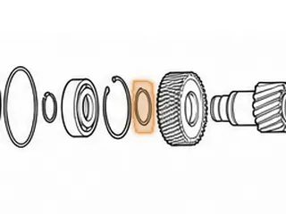 Snap Ring, CFT30 Holds Driven Transfer Gear To Pinion Shaft (.097”Thick)(2.093”OD) (W/2 Eyelets) 2005-Up — Part # 206899A