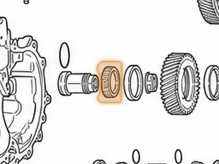 Cone Bearing, F4E Idler Gear & Pinion Gear — Part # 38283A