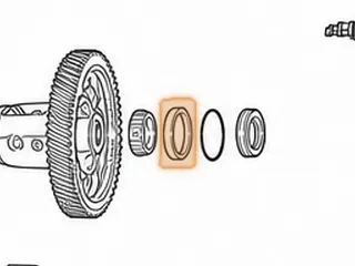 Cup Race, F4E Differential (Rear) (Use 32255) — Part # 38288A