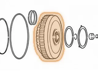 Drum, F4E Reverse & Forward Clutch — Part # 38556A