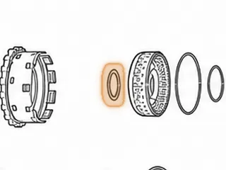 Bearing W/Race, F4E Shell To 3-4 Clutch Drum — Part # 38213A