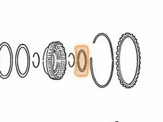 Bearing W/Race, F4E Reverse Drum To Hub — Part # 38231A