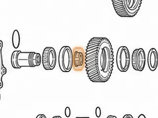 Shim, F4E Between Idler Gear Bearings (.152”) — Part # 38284AA