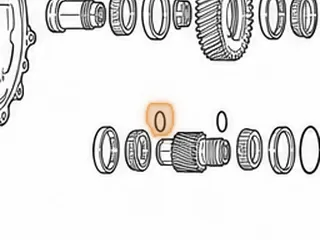 Ring, F4E Output Gear (Metal) 1990-Up — Part # 38180A