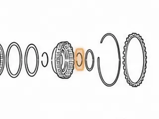 Snap Ring, F4E Sun Gear To Inner Race (Rear) — Part # 38880A