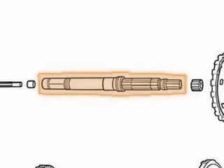 Turbine Shaft, F4E (11 3/8” Long) — Part # 38673A