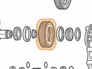 Idler Gear, F4E With Bearings (41 Teeth) — Part # 38714DK