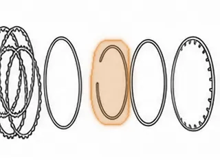 Snap Ring, F4E Holds Reverse Clutch Retainer In Drum — Part # 38893A