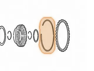 Snap Ring, F4E Holds Forward Pressure Plate In Drum — Part # 38876A