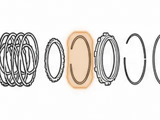 Snap Ring, F4E Holds 3-4 Clutch Pressure Plate In Drum — Part # 38890A