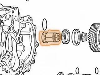 Shaft, F4E Idler Gear — Part # 38679A