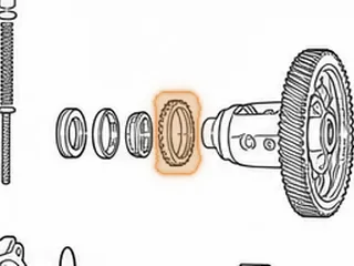 Gear, F4E Speed-O Drive (25 Teeth) On Differential — Part # 28847A