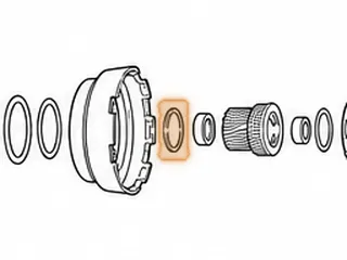 Spacer, F3A Sungear (Fits A No Groove Sungear) — Part # 18619AA