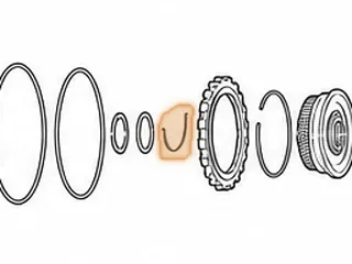 Snap Ring, F3A Holds Rear Planet To Sprag Inner Race — Part # 18890