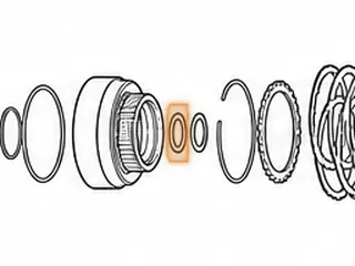 Bearing W/Race, F3A Stator To Forward Drum (1.373”OD) — Part # 18229