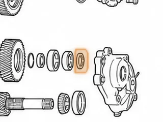 Nut, F3A Idler Shaft — Part # 18799