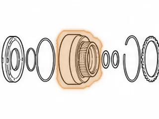 Drum, F3A Forward (With 3 Holes For # 231) (Uses A 1.373”OD Bearing # 229) (2 5/8” Tall) — Part # 18554AA