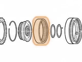Ring Gear W/Hub, F3A Rear With Park Gear (No Groove) — Part # 18594AAK