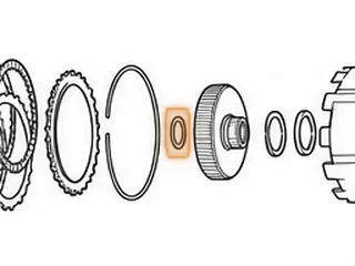 Bearing W/Race, KM170/KM171 Forward Drum To Hub — Part # 42232B
